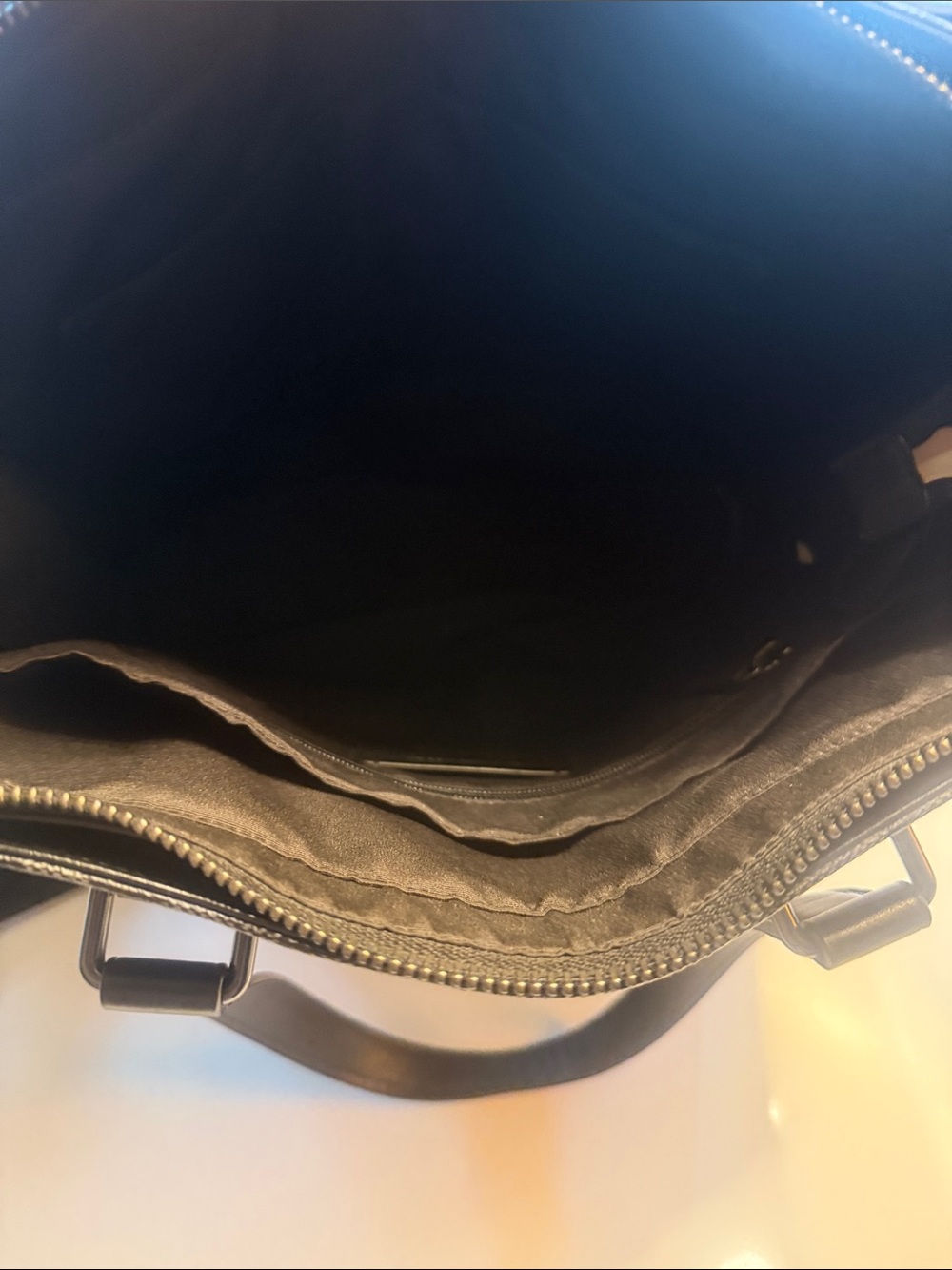 Coach Signature Canvas Tote in Black and Charcoal - Picture 7 of 9